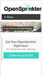 Mobile Screenshot of opensprinkler.com
